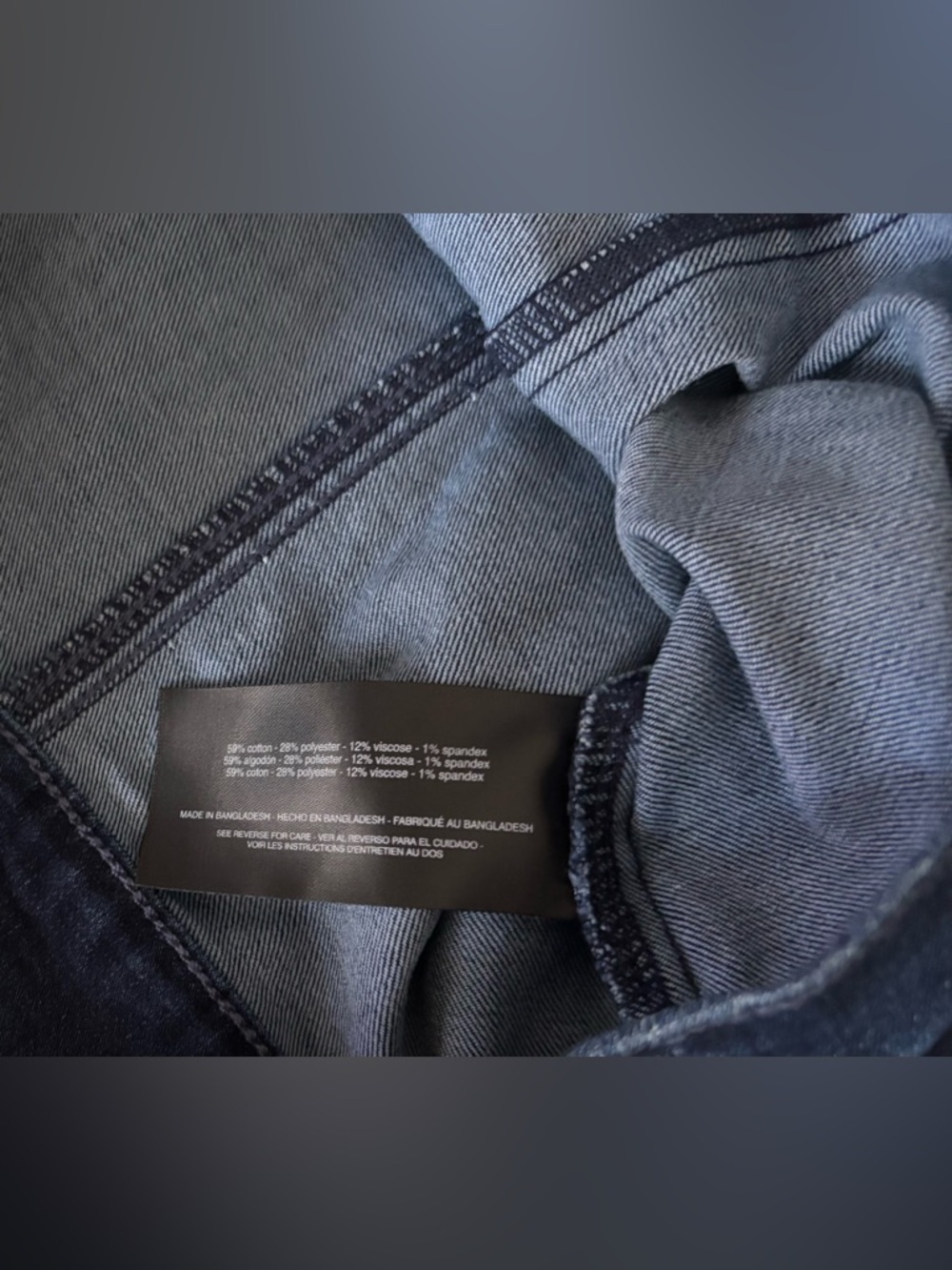 Gloria Vanderbilt Amanda Denim Jacket Dark Wash L NWT Classic Stretch - Picture 8 of 12